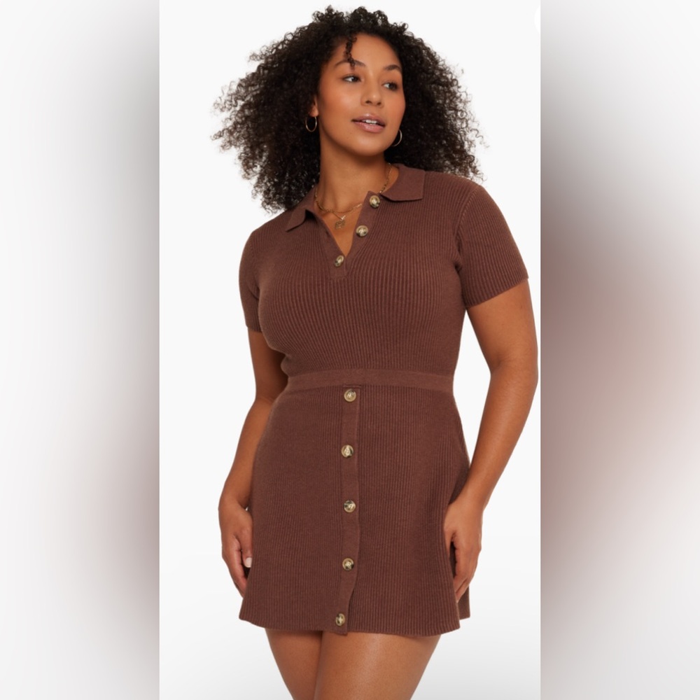 NWOT SET ACTIVE Polo Knit Dress